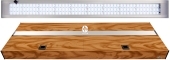 DIVERSA Pokrywa Platino LED Alex 150x60cm (38W) White (133260) - Aluminiowa obudowa z oświetleniem Wiśnia