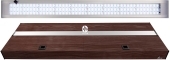 DIVERSA Pokrywa Platino LED Alex 150x60cm (38W) White (133260) - Aluminiowa obudowa z oświetleniem Wenge
