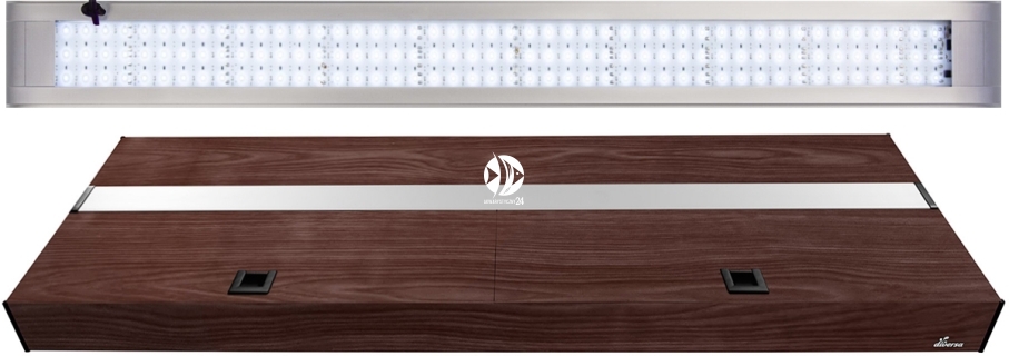 DIVERSA Pokrywa Platino LED Alex 150x60cm (38W) White (133260) - Aluminiowa obudowa z oświetleniem
