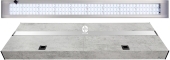 DIVERSA Pokrywa Platino LED Alex 150x60cm (38W) White (133260) - Aluminiowa obudowa z oświetleniem Beton