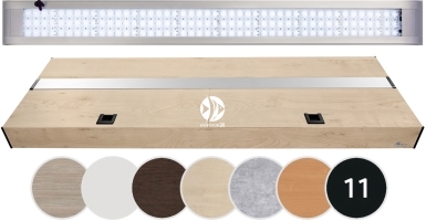 DIVERSA Pokrywa Platino LED Alex 120x60cm (32,1W) White (133998) - Aluminiowa obudowa z oświetleniem