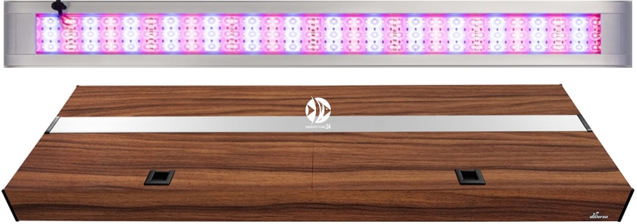 DIVERSA Pokrywa Platino LED Alex 200x60cm (55,2W) Color (133903) - Aluminiowa obudowa z oświetleniem
