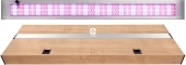 DIVERSA Pokrywa Platino LED Alex 200x60cm (55,2W) Color (133903) - Aluminiowa obudowa z oświetleniem Buk