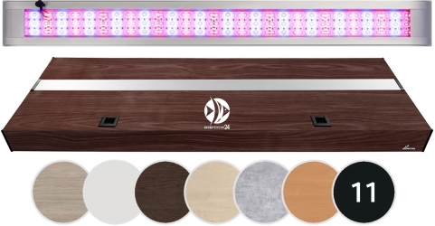 DIVERSA Pokrywa Platino LED Alex 200x80cm (55,2W) Color (134079) - Aluminiowa obudowa z oświetleniem