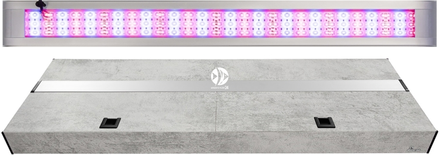 DIVERSA Pokrywa Platino LED Alex 200x80cm (55,2W) Color (134079) - Aluminiowa obudowa z oświetleniem