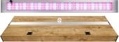 DIVERSA Pokrywa Platino LED Alex 200x80cm (55,2W) Color (134079) - Aluminiowa obudowa z oświetleniem Dąb Artisan