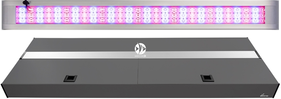 DIVERSA Pokrywa Platino LED Alex 200x80cm (55,2W) Color (134079) - Aluminiowa obudowa z oświetleniem
