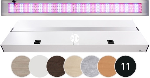 DIVERSA Pokrywa Platino LED Alex 90x60cm (30W) Color - Aluminiowa obudowa z oświetleniem