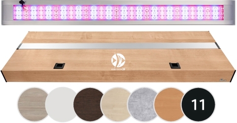 DIVERSA Pokrywa Platino LED Alex 120x60cm (39W) Color - Aluminiowa obudowa z oświetleniem