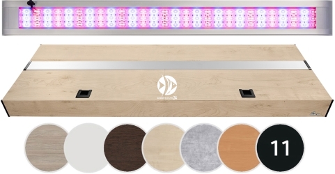 DIVERSA Pokrywa Platino LED Alex 90x45cm (30W) Color (134073) - Aluminiowa obudowa z oświetleniem