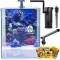DIVERSA Neo Light 30 Marine (122701) - Zestaw akwariowy: Akwarium Oświetlenie Filtr Grzałka Tło