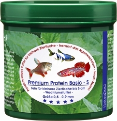 NATUREFOOD Premium Protein Basic S - Pokarm dla ryb mięsożernych