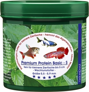 NATUREFOOD Premium Protein Basic S - Pokarm dla ryb mięsożernych