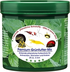 NATUREFOOD Premium Grünfutter Mix - Pokarm dla krewetek ślimaków raków i krabów