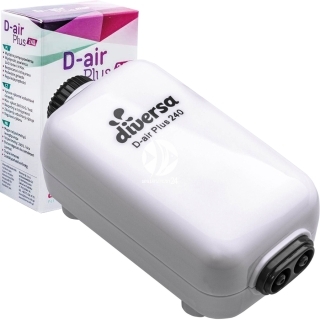 DIVERSA Napowietrzacz D-Air Plus 240 (251621) - Pompka napowietrzająca do akwarium