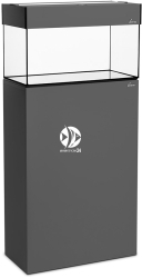 DIVERSA Zestaw Akwariowy Aquatic 63l LED Grafit - Zawiera: akwarium, pokrywa, oświetlenie LED, szafka