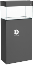 DIVERSA Zestaw Akwariowy Aquatic 65l LED Grafit - Zawiera: akwarium Opti White, pokrywa, oświetlenie LED, szafka