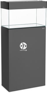 DIVERSA Zestaw Akwariowy Aquatic 65l LED Grafit - Zawiera: akwarium Opti White, pokrywa, oświetlenie LED, szafka