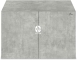 DIVERSA Szafka Terra Aquatic 80x50x50cm (134385) - Szafka pod terrarium Beton