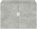 DIVERSA Szafka Terra Aquatic 100X40X70cm (134397) - Szafka pod terrarium Beton