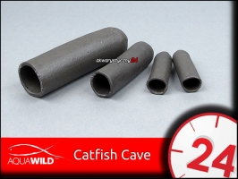 AQUAWILD CATFISH CAVE (Gray) (CGG009) - Grota ceramiczna dla sumów i zbrojników