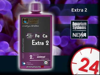 AQUARIUM SYSTEMS Extra 2 250 ml - Sprzyja syntezie wapnia w koralach i glonach