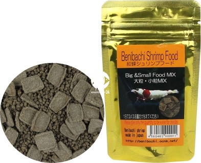 BENIBACHI Gold Shrimp Food 50g (b4BENIGSF50) - Pokarm dla krewetek odmian cardina wzmacniający wzrost i kolor