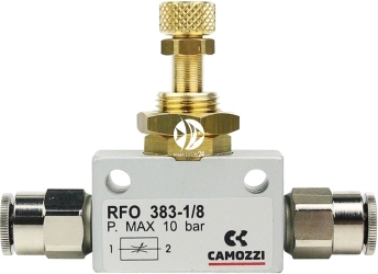 CAMOZZI Zestaw - Zaworek precyzyjny ze złączkami 6mm - Zestaw stosowany do regulacji gazu w zestawach CO2.