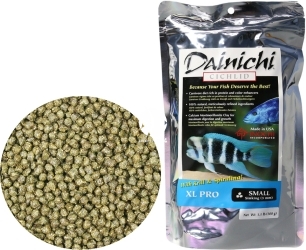 DAINICHI Cichlid XL Pro Sinking (12713) - Tonący pokarm dla solidnych ryb jak Frontosa, Haplochromis, czy pielęgnic z rejonu Ameryki Środkowej