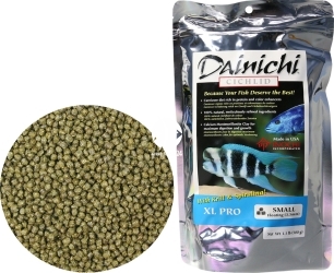 DAINICHI Cichlid XL Pro Floating (2713) - Pływający pokarm dla solidnych ryb jak Frontosa, Haplochromis, czy pielęgnic z rejonu Ameryki Środkowej