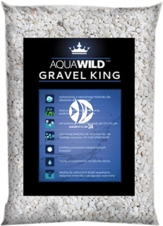 AQUAWILD White King (AQWK5) - Naturalny żwir do akwarium w kolorze białym