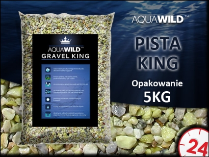 AQUAWILD PISTA KING [5kg] (AQPK5) - Naturalny żwir do akwarium w kolorze pistacjowym