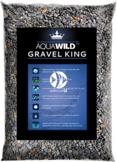 AQUAWILD Black King (AQBK5) - Naturalny żwir do akwarium w kolorze ciemnym