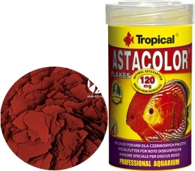TROPICAL Astacolor - Intensywnie wybarwiający pokarm płatkowany dla paletek