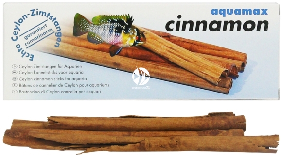 AQUAMAX Cinnamon (014) - Laski cynamonu do akwarium słodkowodnego, krewetkarium, zwiększające witalność i samopoczucie zwierząt akwariowych