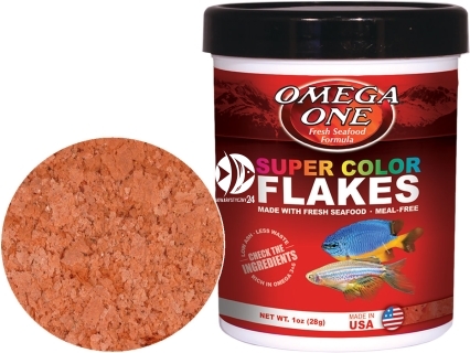 OMEGA ONE Super Color Flakes (91281) - Pokarm wybarwiający w płatkach dla ryb tropikalnych
