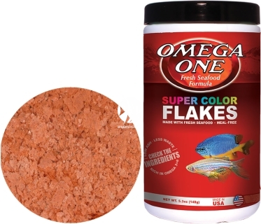 OMEGA ONE Super Color Flakes (91281) - Pokarm wybarwiający w płatkach dla ryb tropikalnych