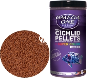 OMEGA ONE Super Color Cichlid Pellets (83531) - Tonący pokarm wybarwiający w granulkach dla pielęgnic