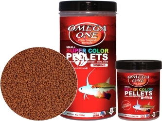OMEGA ONE Super Color Pellets Small Sinking (83381) - Tonący pokarm wybarwiający w granulacie dla ryb tropikalnych