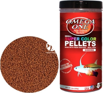 OMEGA ONE Super Color Pellets Small Sinking (83481) - Tonący pokarm wybarwiający w granulacie dla ryb tropikalnych