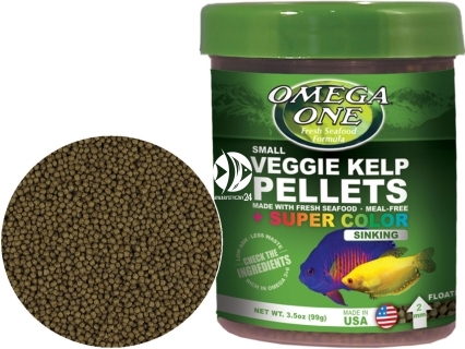 OMEGA ONE Super Color Kelp Pellets Sinking (83421) - Tonący pokarm wybarwiający w granulacie