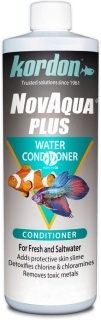 KORDON NovAqua Plus (33144) - Preparat zalecany podczas zakładania akwarium, stawu czy wymiany wody