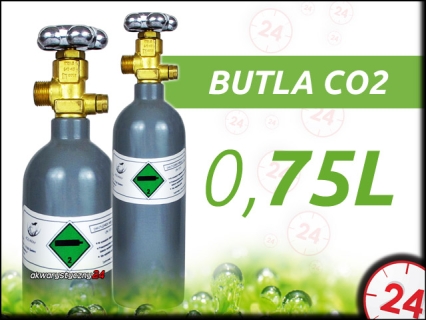 akwarystyczny24 Butla Co2 0,75L [Szara]