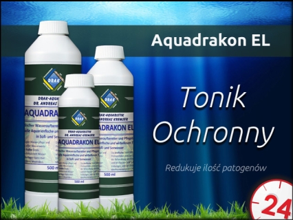 DRAK-aquaristik AQUADRAKON EL - Tonik ochronny dla ryb i bezkręgowców.