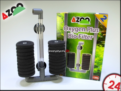 AZOO OXYGEN PLUS BIO FILTER 2 (AZ13002) - Filtr biologiczny zasilany pompką membranową do akwarium