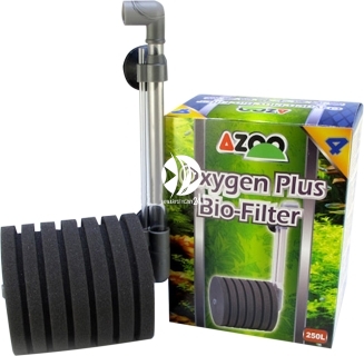 AZOO Oxygen Plus Bio Filter 4 (AZ13004) - Filtr biologiczny zasilany pompką membranową do akwarium