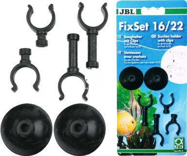 JBL FixSet (60153) - Komplet 2 przyssawek i 4 uchwytów do filtrów Cristal Profi e402/e401/e400/e702/e701/e700/e902/e901,e900 i e1502/e1501/e1500