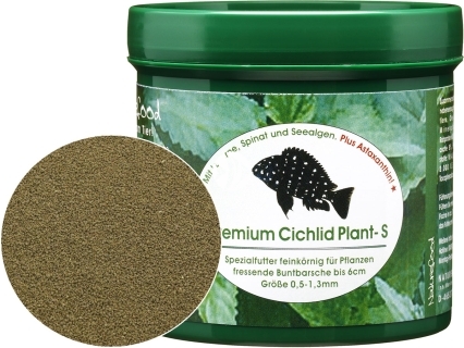 NATUREFOOD Premium Cichlid Plant (37510) - Tonący pokarm dla wszystkich roślinożernych pielęgnic
