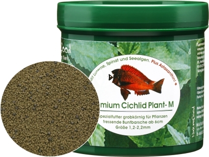 NATUREFOOD Premium Cichlid Plant (37510) - Tonący pokarm dla wszystkich roślinożernych pielęgnic