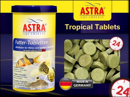 Tropical Tablets (281-130008) - Tabletki dla ryb dennych jak sumowate, bocje, ze wskazaniem na ryby wszystkożerne.